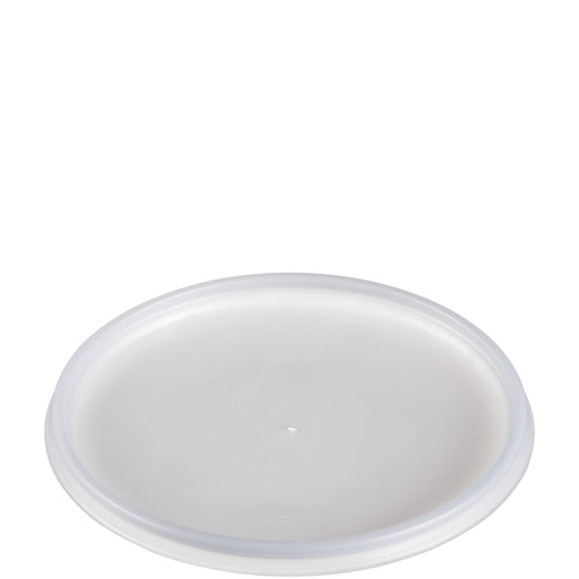 Dart 32oz HIPS Plastic Vented Lid Translucent 32JLR-1000