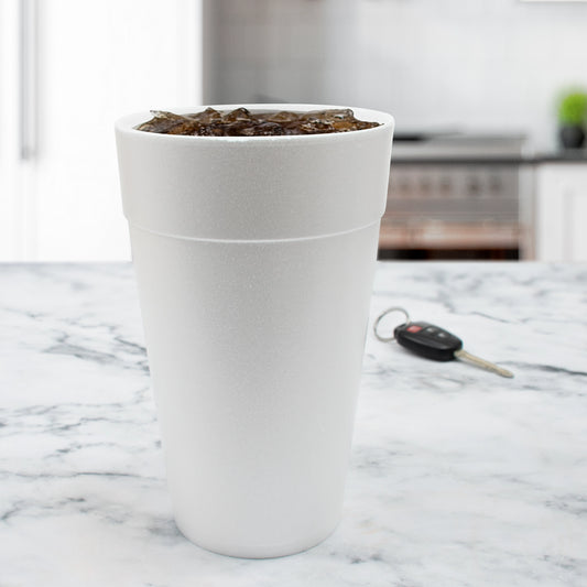 Dart 32oz Tall Foam Cup White 32TJ32-500