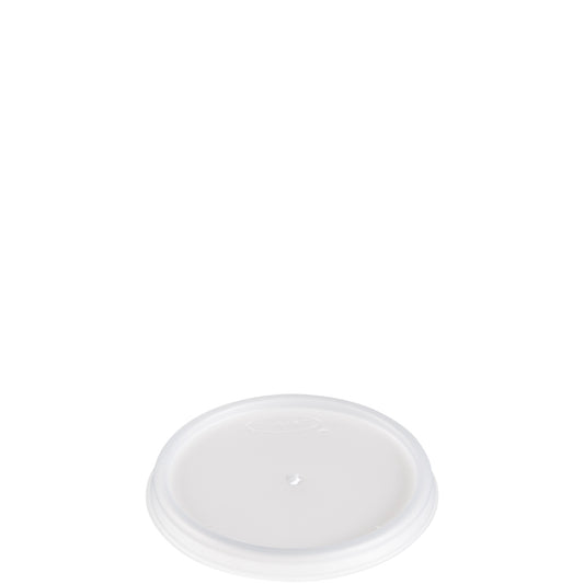 Dart 4oz HIPS Plastic Vented Lid Translucent 4JL-1000