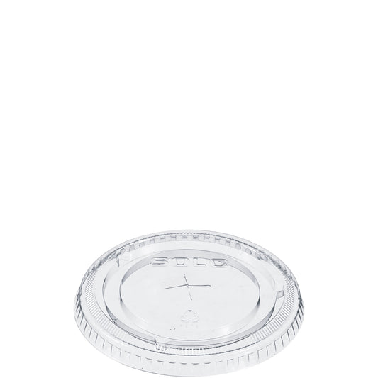 Dart 5-20 oz PET Plastic Straw Slotted Lid Clear 662TS-1000