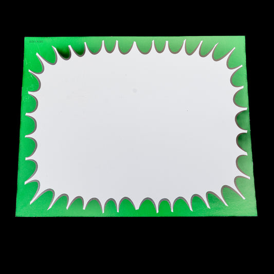 5X7 Green Burst Sign Cards