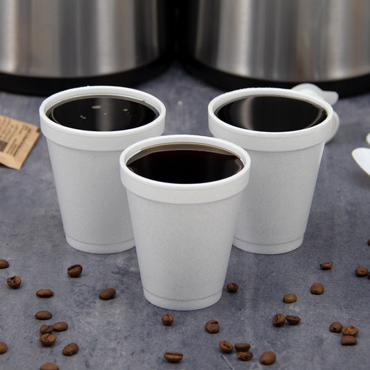Dart 6oz EPS Foam Cup White 6J6-1000