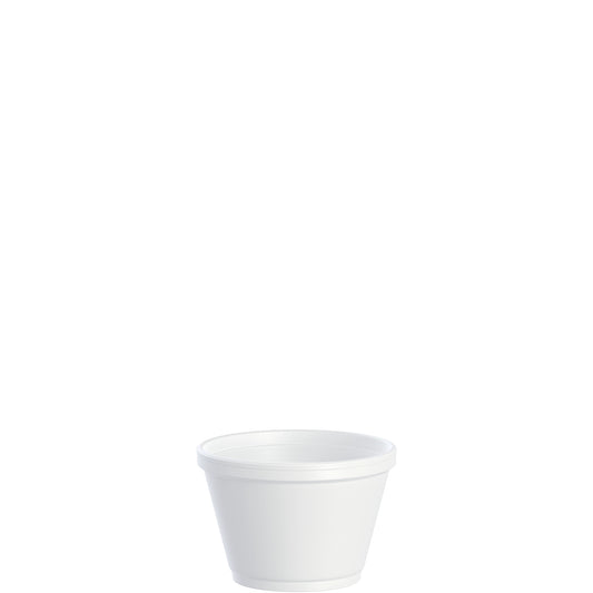 Dart 6oz Foam Container White 6SJ12-1000