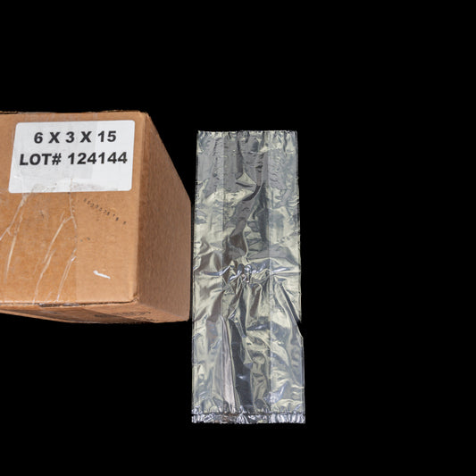 Poly Bag 6X3X15 0.9 Mil-600