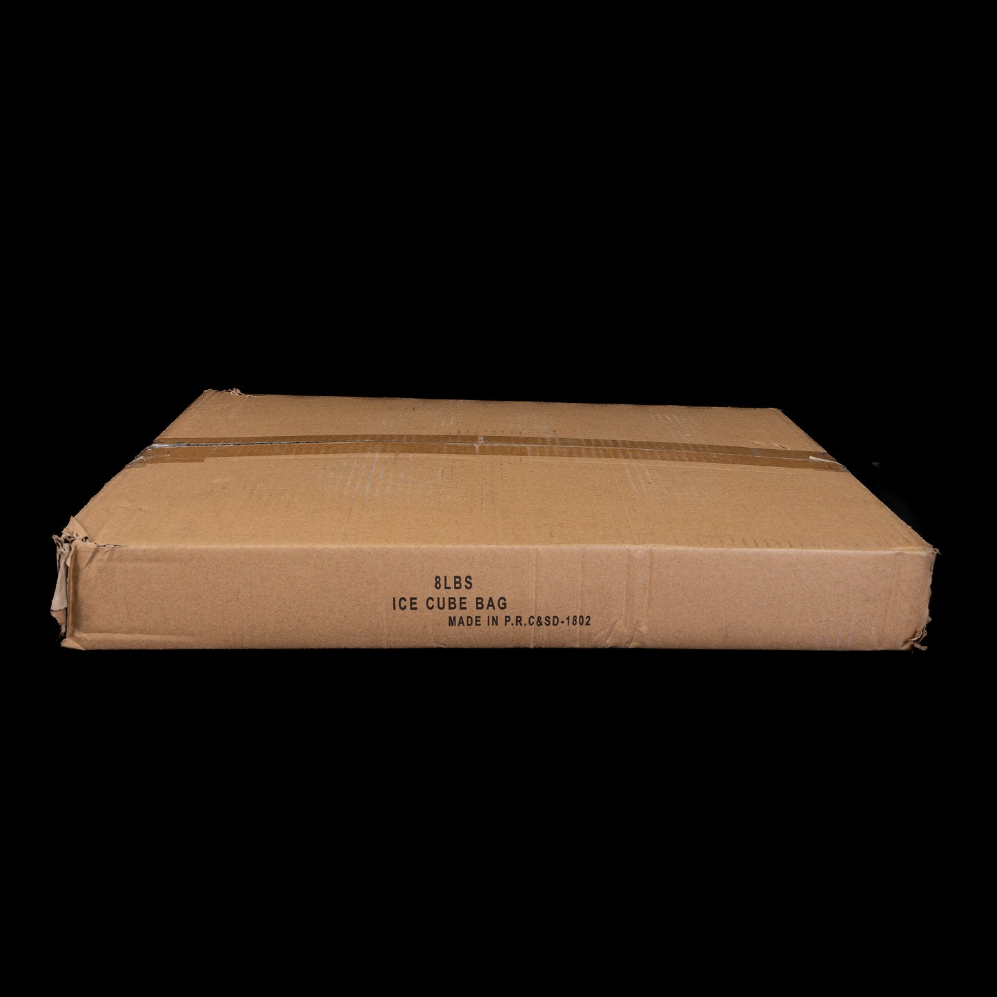 8 Lbs CLear Plastic Ice Bag With Ice Print 500/cs