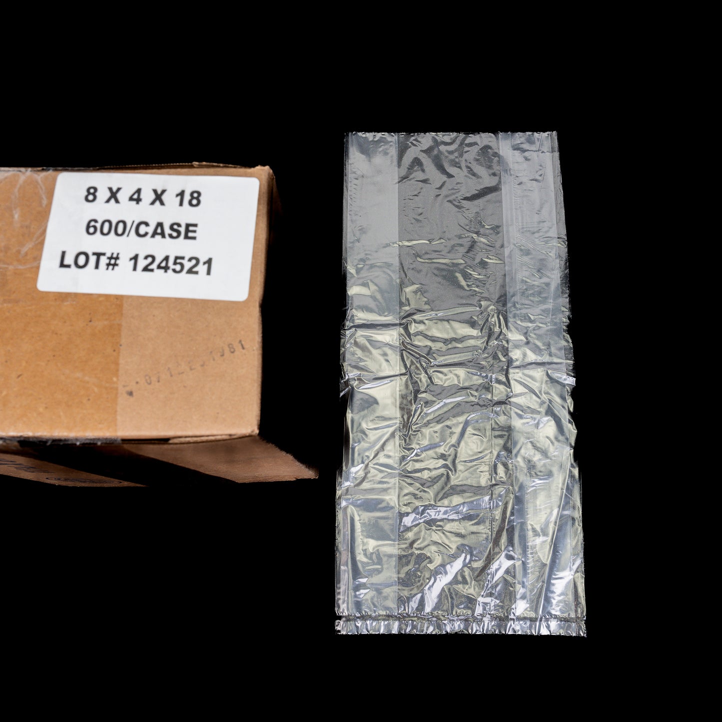 Poly Bag 8X4X18 .75 Mil-600