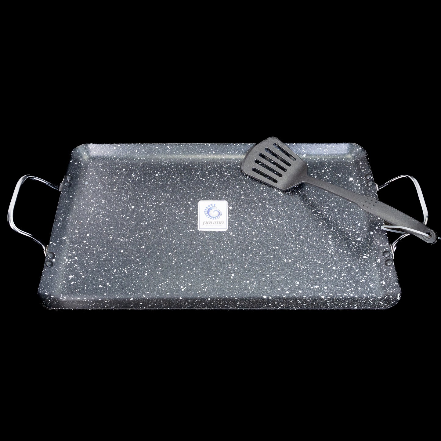 Alpine Cuisine Double Griddle Heavy Duty 19in x11in