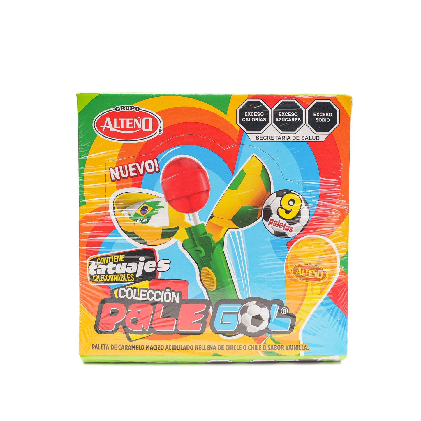 Alteno Coleccion Pale Gol Flavored Llolipops 4.6oz/ box