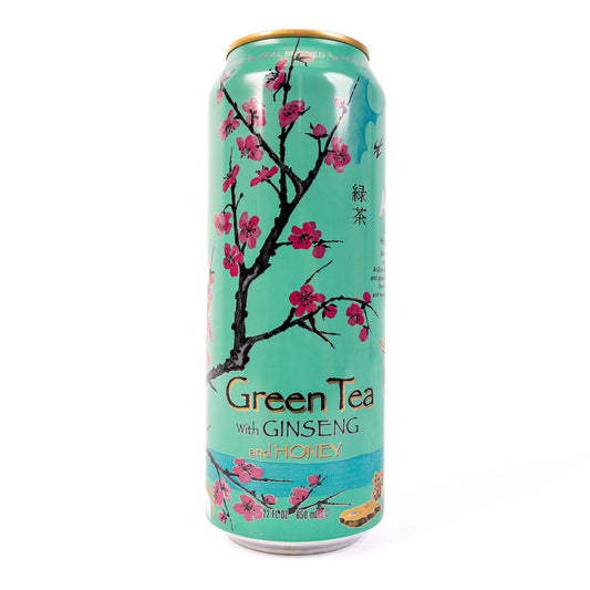 Arizona Green Tea Ginseng Honey Fruit Juice Cocktail Drink 22oz