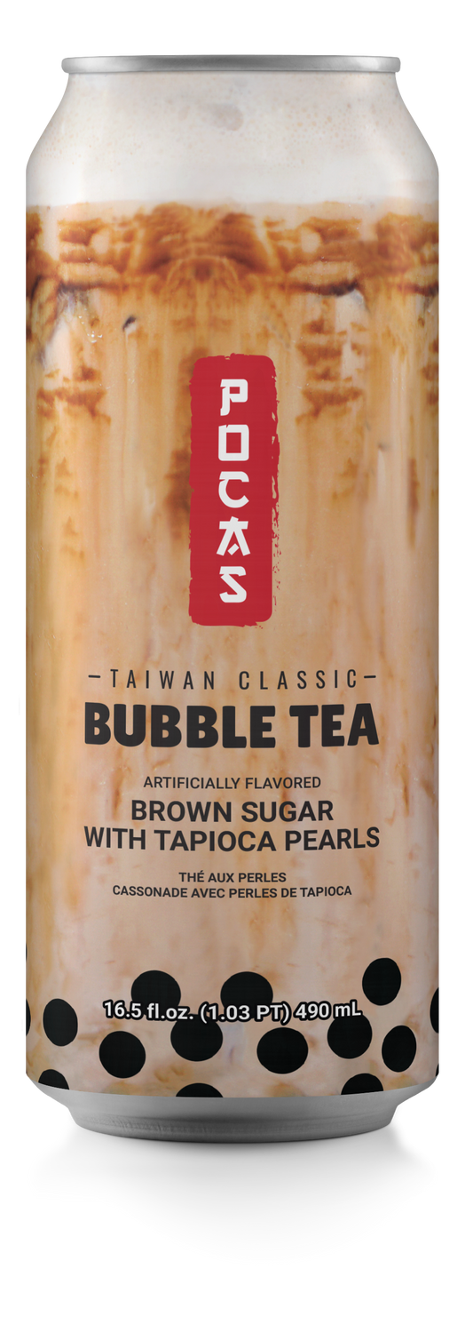 POCAS Bubble Tea Brown Sugar Tapioca Pearls 490ml