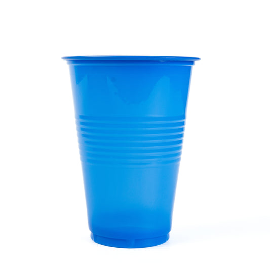 Basic Home Blue Plastic Cups 16oz (Vaso de Colores Azul)