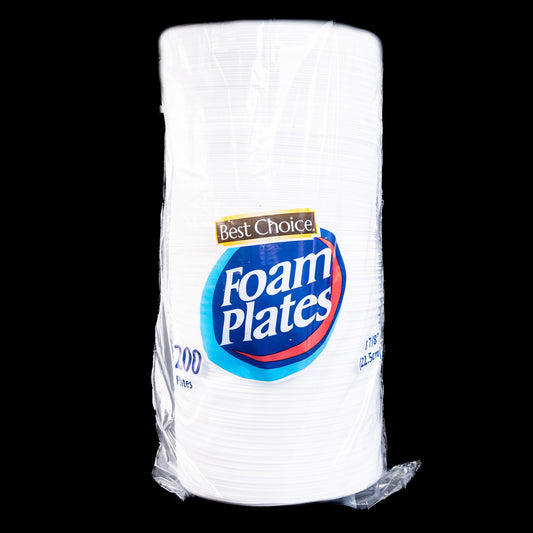 Best Choice Foam Plates 4/200 Plates 8 7/8in