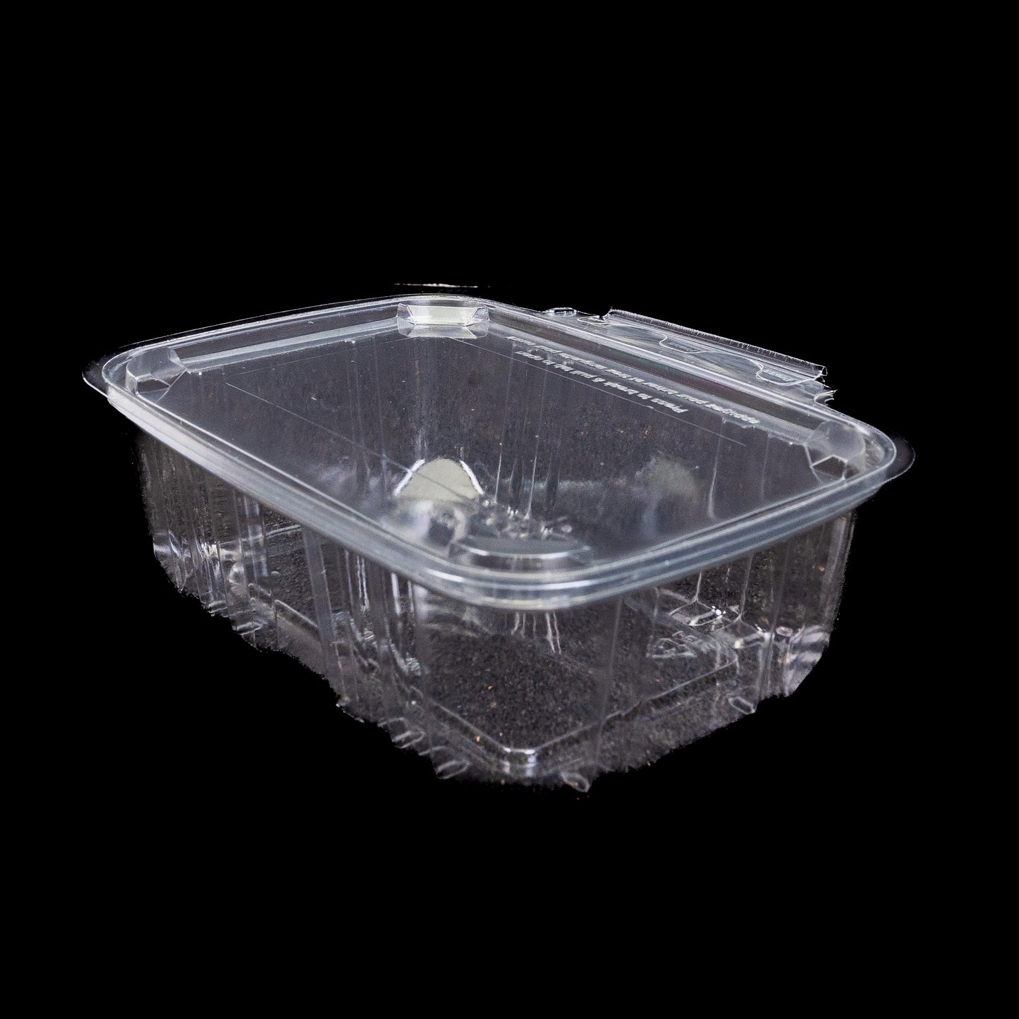 BreakAway Containers 24 oz Clear Square Container(130)