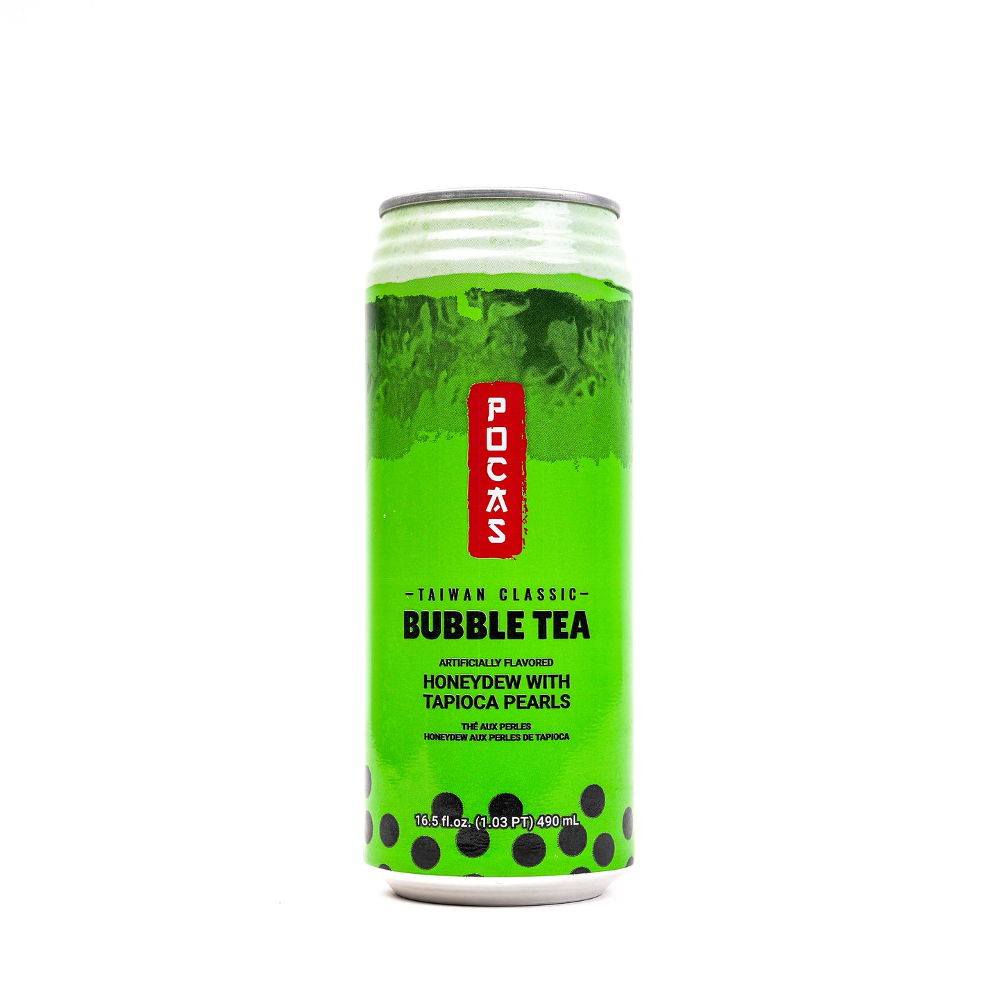POCAS Bubble Tea Honeydew Tapioca Pearls 24/490ml