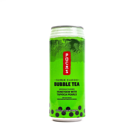 POCAS Bubble Tea Honeydew Tapioca Pearls 24/490ml