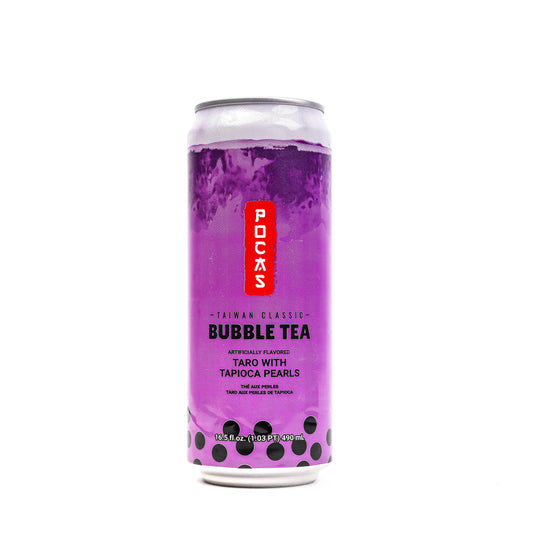 POCAS Bubble Tea Taro Tapioca Pearls 24/490ml