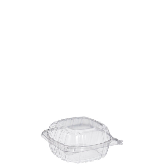Dart 5in Square Plastic Sandwich Container Clear C53PST1 5X5 Clear-500