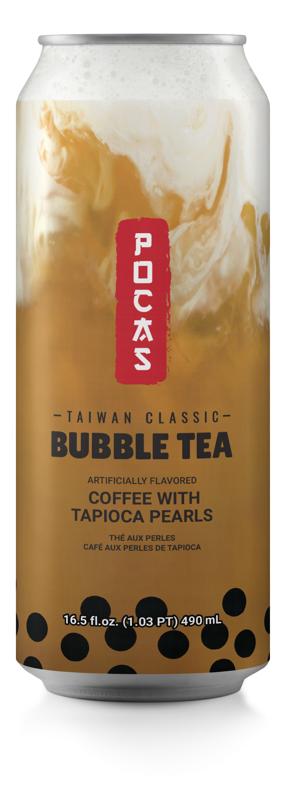 POCAS Bubble Tea Coffee Tapioca Pearls 490ml