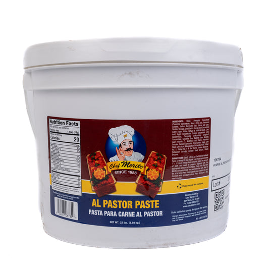 Chef Merito Al Pastor Paste 22 Lbs