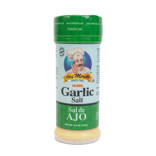 Chef Merito Garlic Salt Seasoning 12/4.5oz