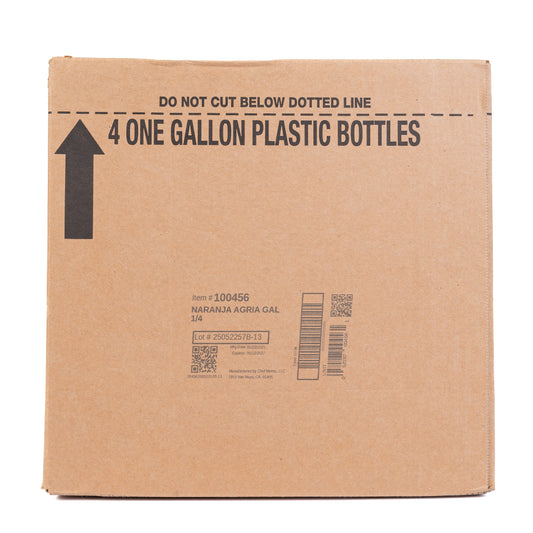 Chef Merito Naranja Agria 1 Gal / 4 Bottles