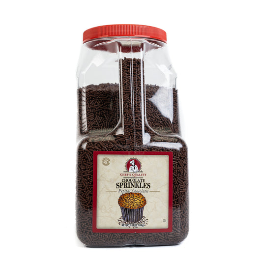 Chef's Quality Chocolate Sprinkles 7 Lbs (Grajea De Chocolate)