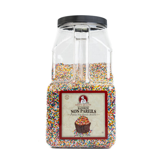 Chef's Quality Rainbow Non Pareils 7 Lbs (Grajea De Bolitas)