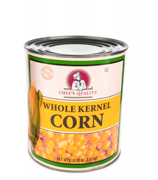 Chefs Quality Whole Kernel Corn Elote Entero 6/10