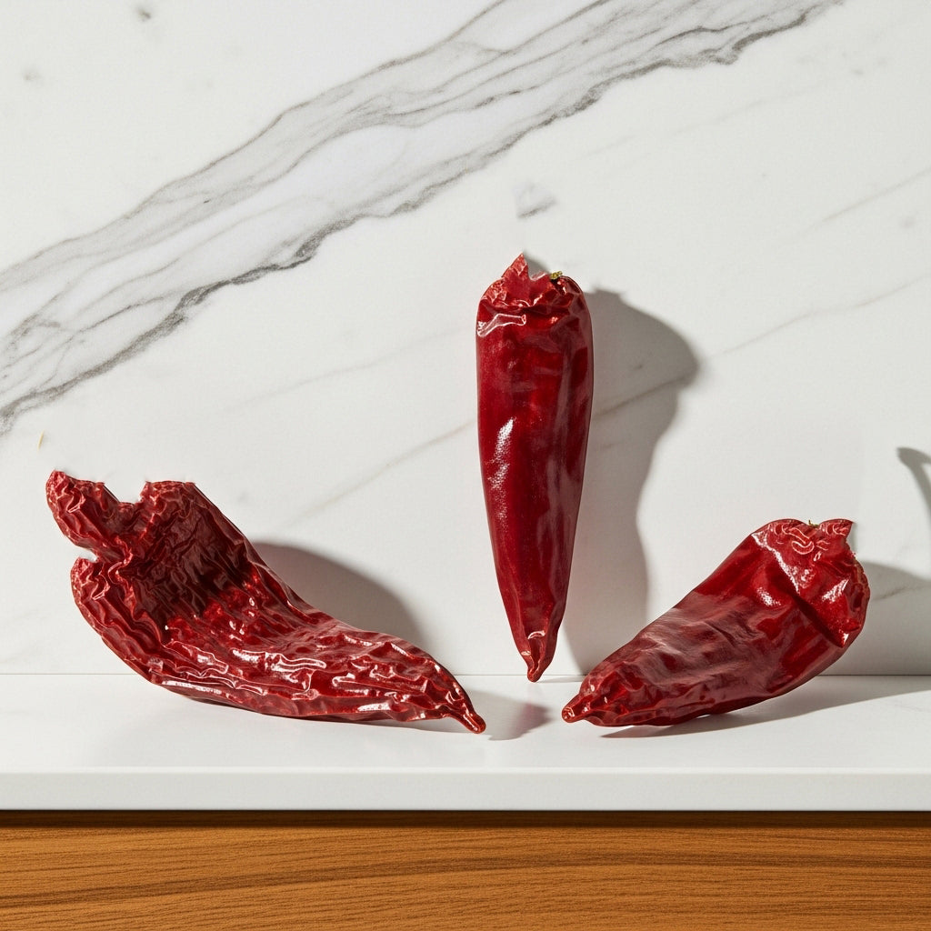 Chile Guajillo Sin Pata (Guajillo Chile Steamless)