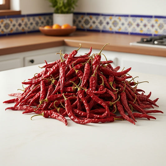 Chile de Arbol Tostado (Roasted Chile de Arbol)