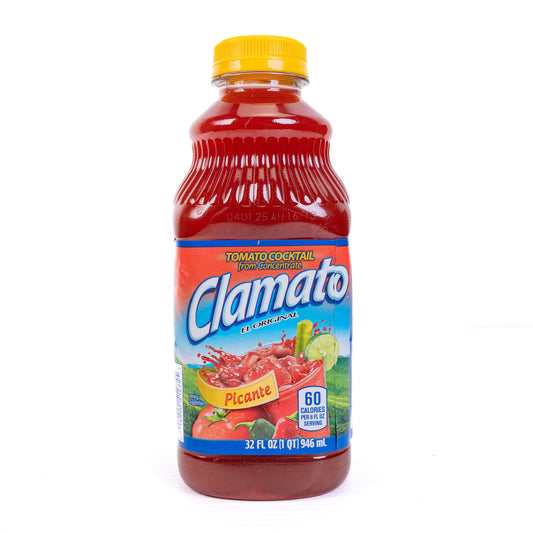 Clamato Original Picante Tomato Cocktail 12/32 Fl oz
