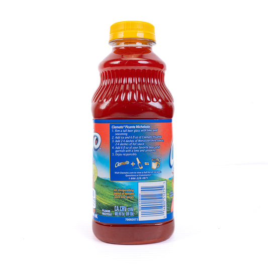Clamato Original Picante Tomato Cocktail 12/32 Fl oz