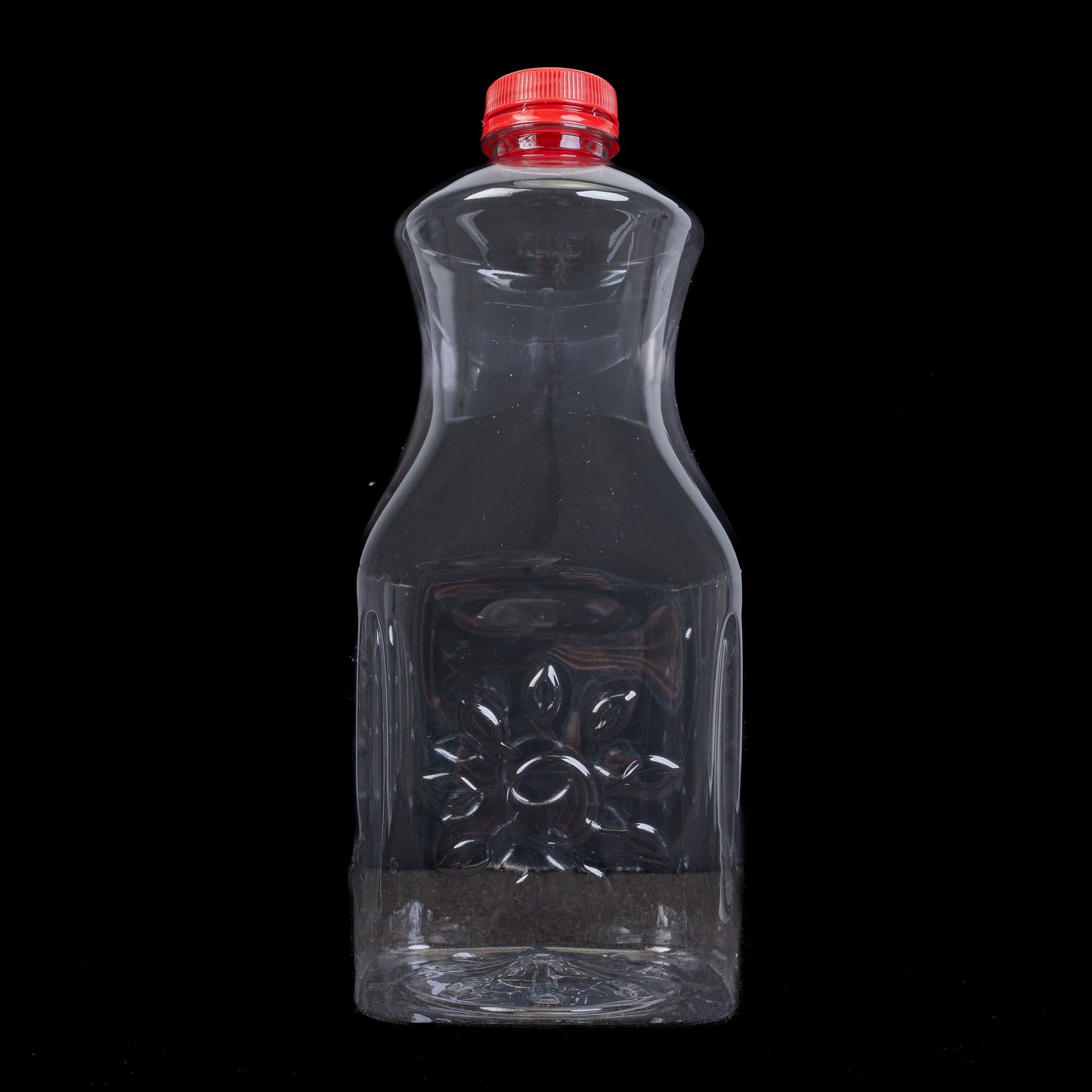 Clear Plastic Square Juice Bottle 64oz 40ct