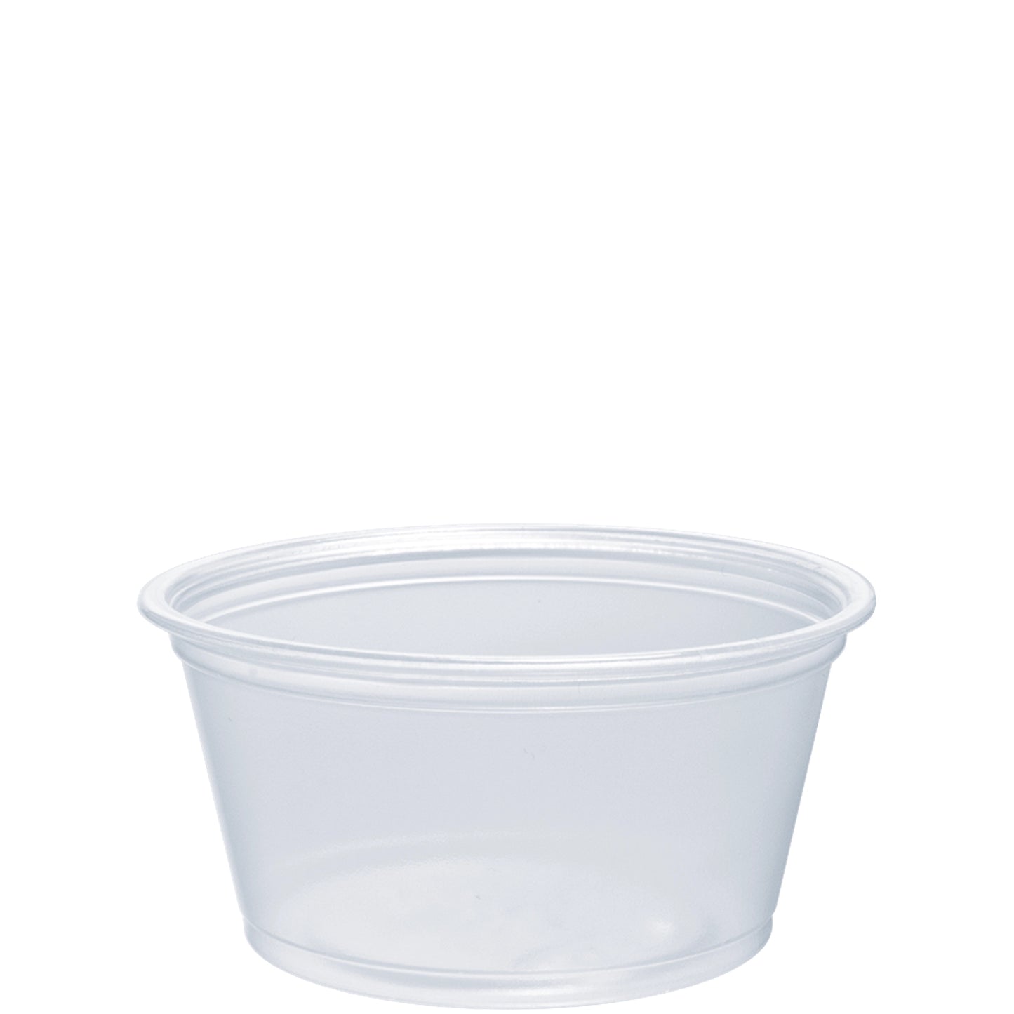 1.5-2.5 oz PET Plastic Soufflé Cup Clear (Container 2 oz)-2500