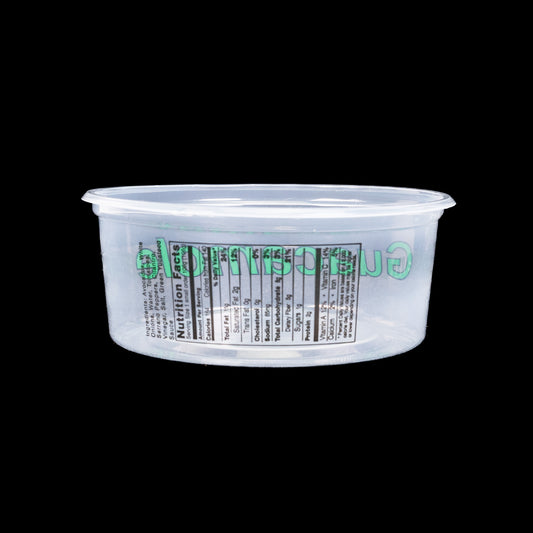 Deli Container Guacamole Print Placon Clear 8oz 500