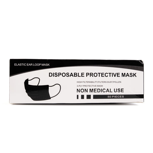 Disposable Protective Mask Non Medical Use(Mascarilla Negras)