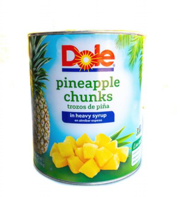 Dole Pineapple Chunks 6/10 (Trozos De Piña)