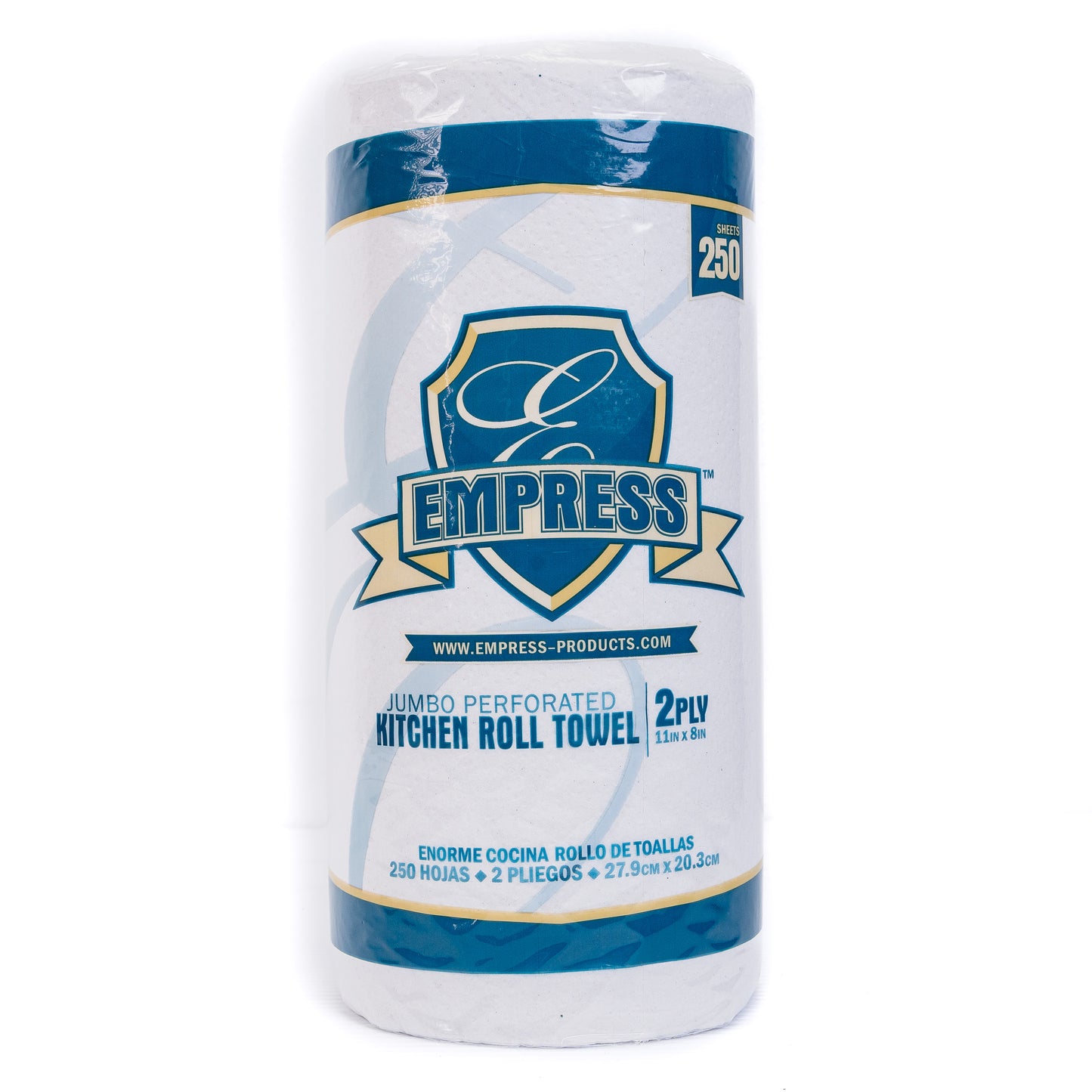 Empress Jumbo Perforated Kitchen Roll Towel 2 ply 12/250 sheets