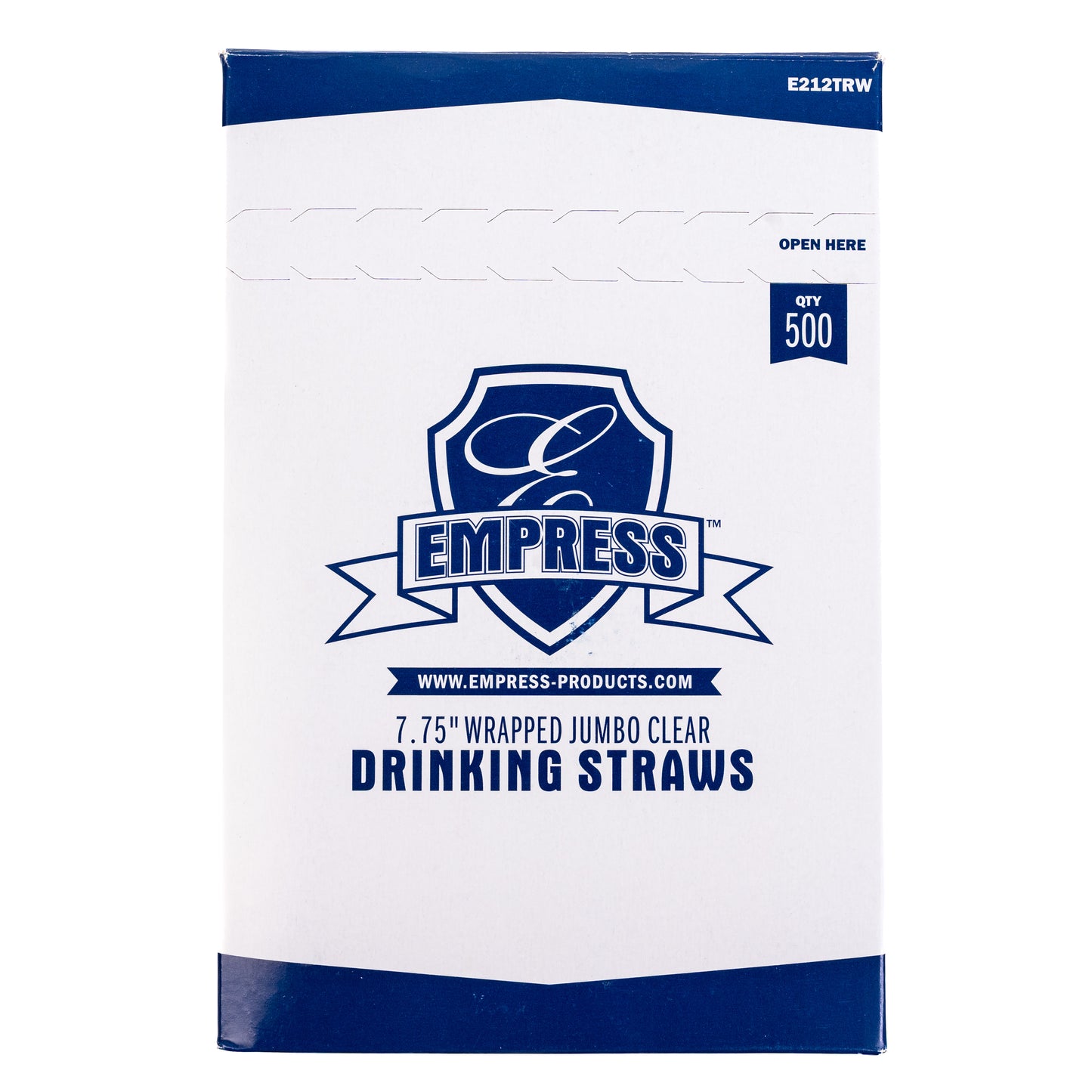 Empress Jumbo Wrapped Drinking Straws (Popotes Jumbo)
