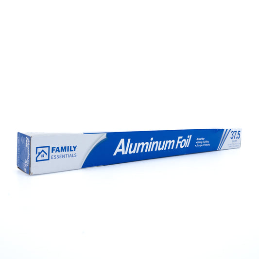 Family Essentials Aluminum Foil Roll 37.5 sq ft
