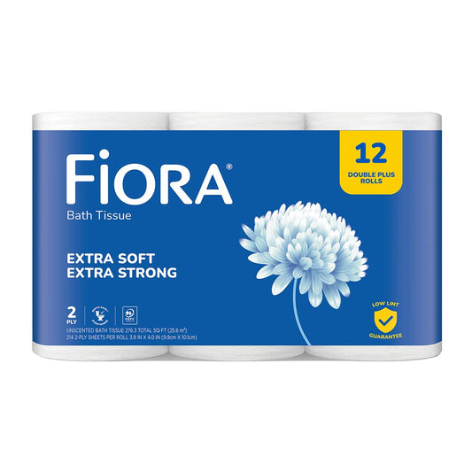 Fiora Bath Tissue 4/12 Rolls Double Plus