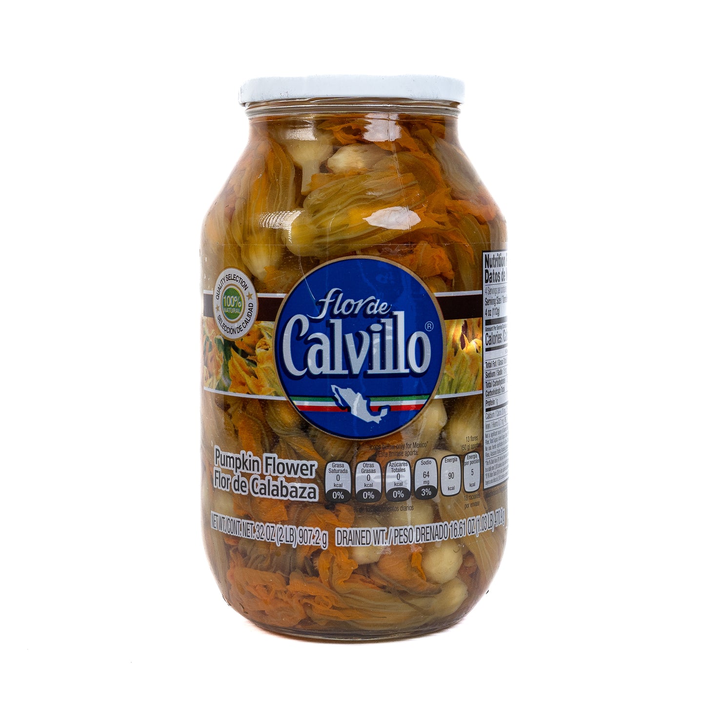 Flor De Calvillo Pumpkin Flower Flor de Calabaza 6/2 Lbs