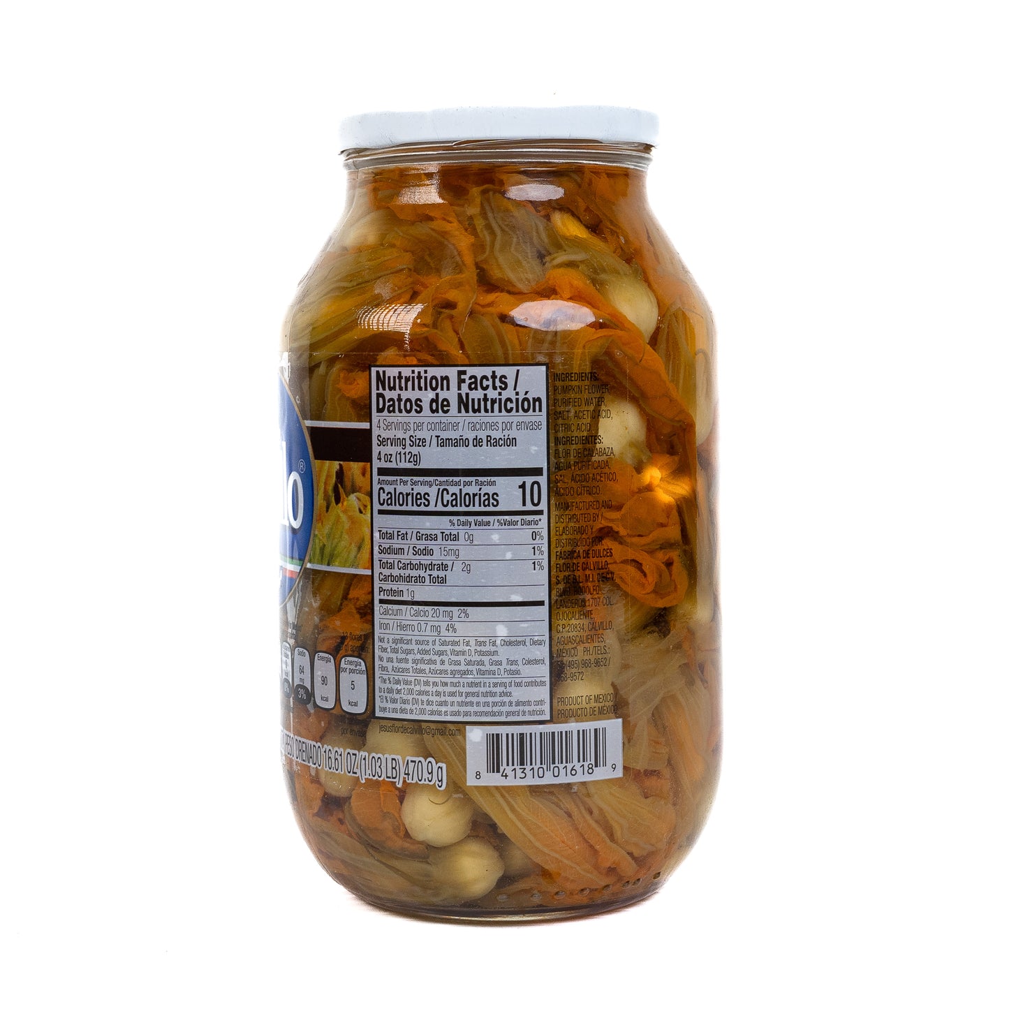 Flor De Calvillo Pumpkin Flower Flor de Calabaza 6/2 Lbs