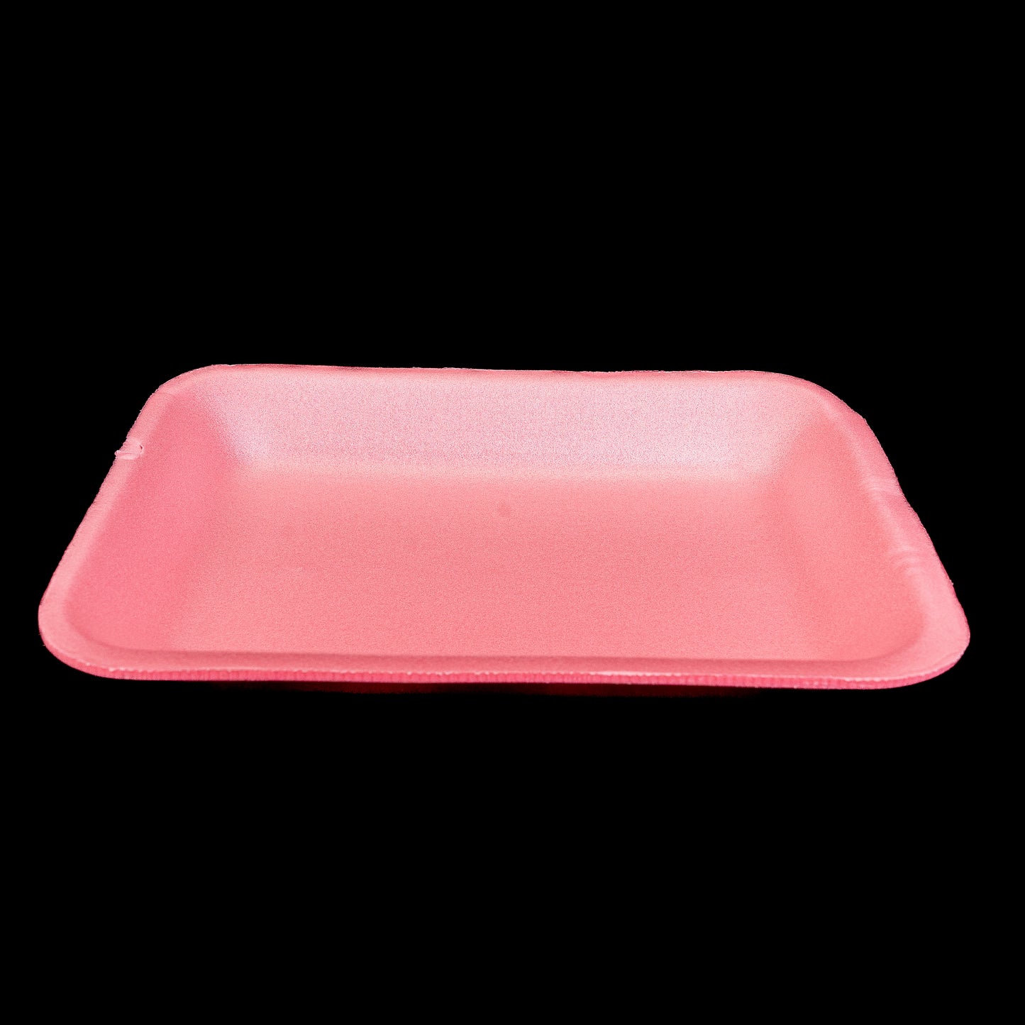 Foam Meat Tray Pink 2pl 8 1/4" x 5 3/4" x 3/4" - 500/Case