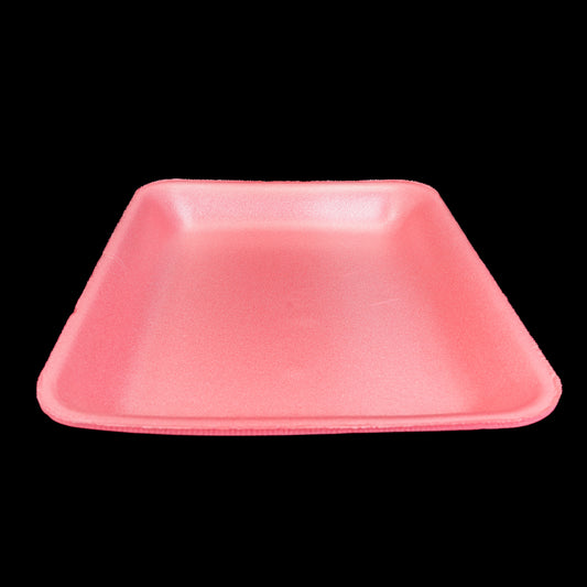 Foam Meat Tray Pink 8PP Npx 10 1/2" X 7 15/16" x 1 3/16" - 400/Case