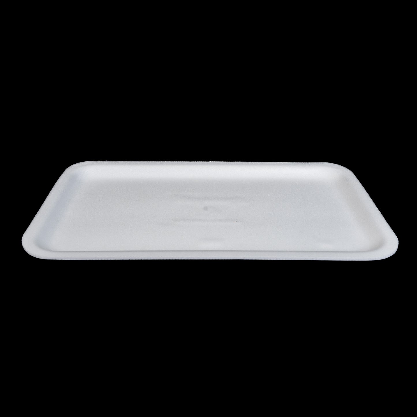 Foam Meat Tray White 10S 10 3/4" x 5 3/4" x 1/2" - 500/Case