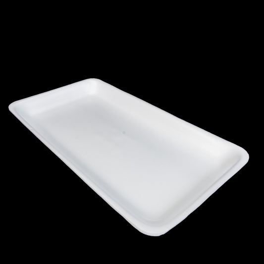 Foam Meat Tray White 15D 14.75" x 8" x 1.125" 200/Case