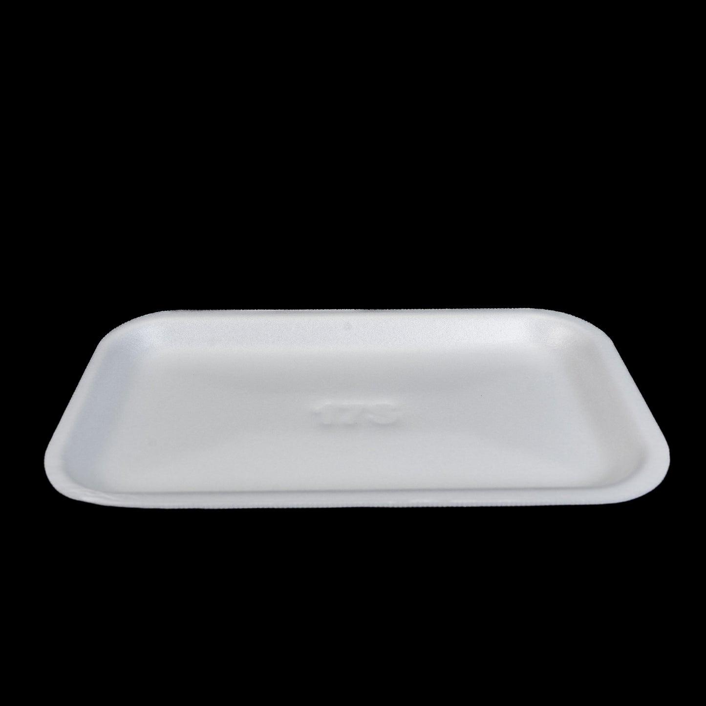 Foam Meat Tray White 17S  8 1/4" x 4 1/2" x 1/2" - 1,000/Case