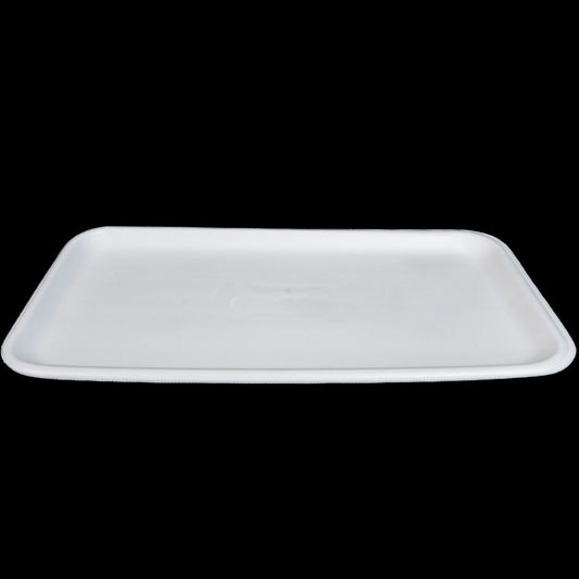 Foam Meat Tray White 25S 15" x 8" x 5/8" - 250/Case