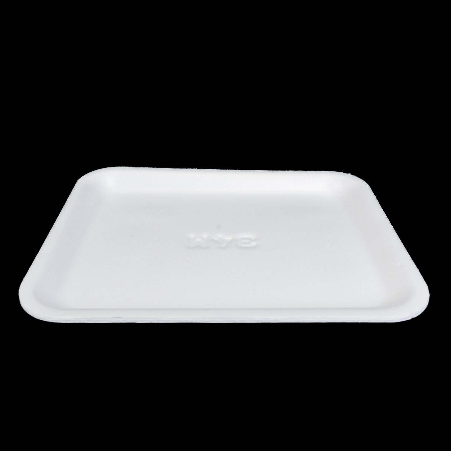 Foam Meat Tray White 4s 9 1/4" x 7 1/4" x 1/2" - 500/Case